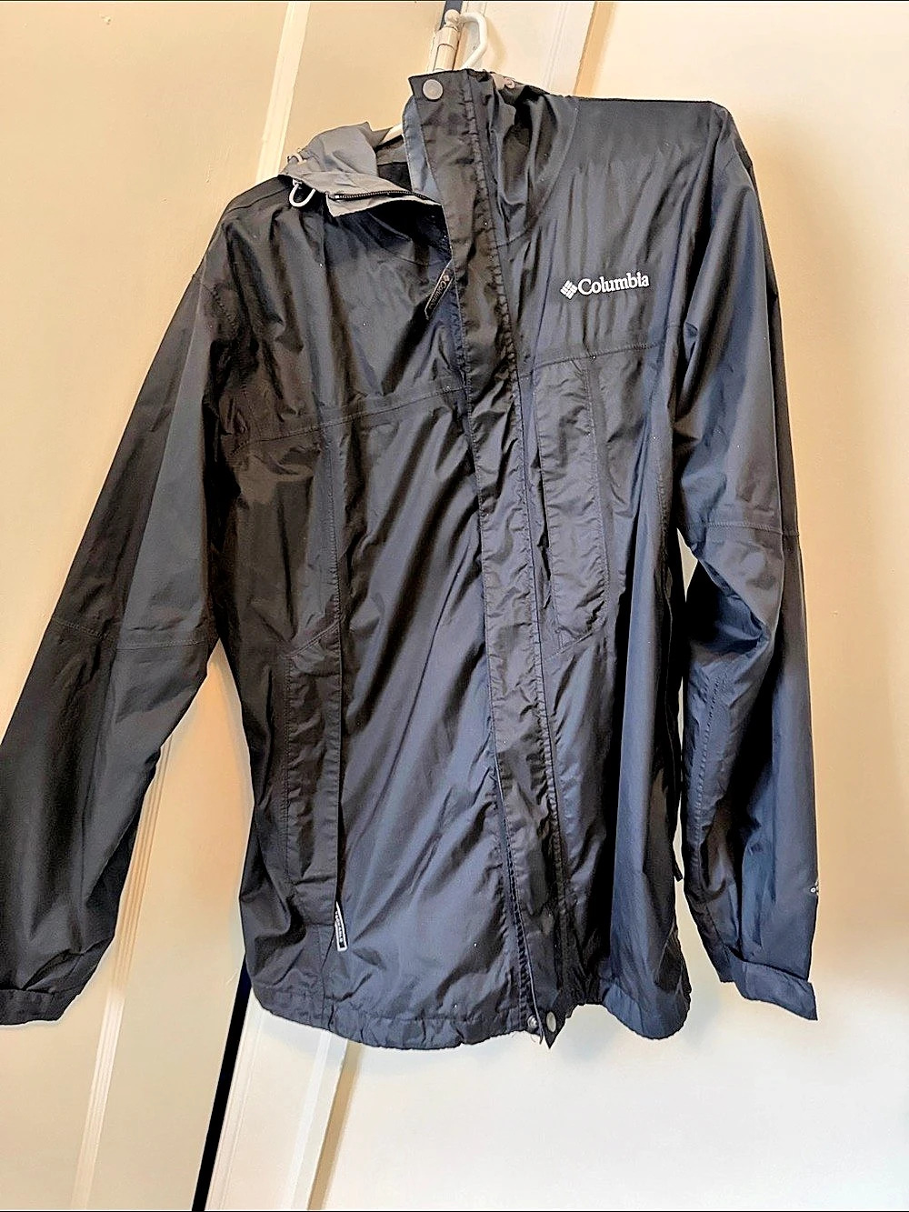 Columbia Watertight II Rain Jacket Men's Black Jacket Size Large